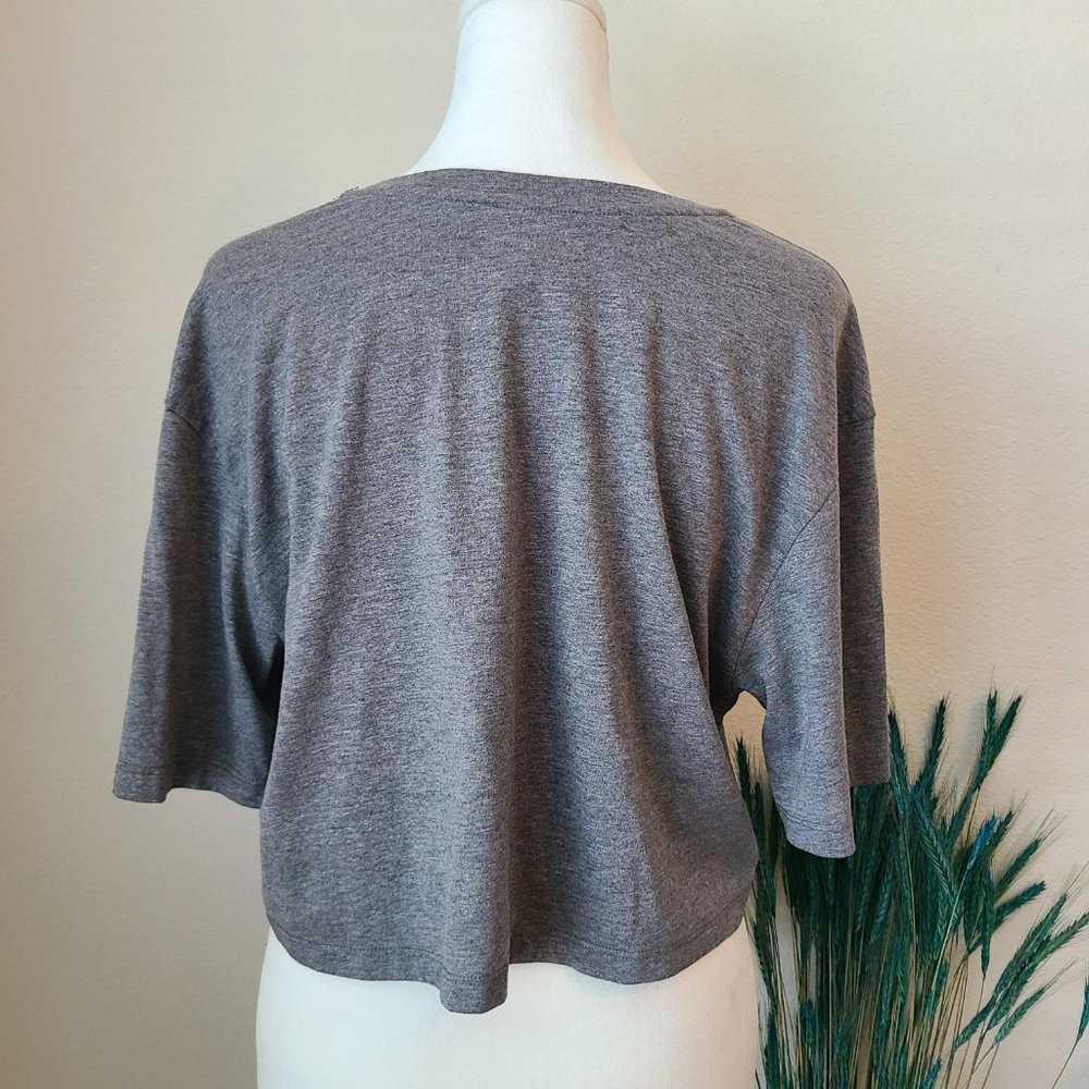 Fabletics Stripped Cropped Tee - image 7